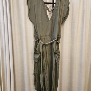 Chic Olive Women's Midi Dress